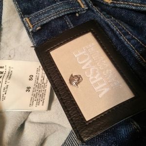 Vintage Versace couture blue jeans